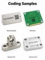 Machine de marquage laser à fibre 30W 50W, graveur portable à main pour plaque métallique, code QR, acier inoxydable