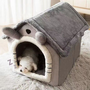 Groothandel Huisdierbedden Vier Seizoenen Universeel Verwijderbaar Wasbaar Kattenhuis Winter Warm Nest Voor Katten En Honden Semi-Gesloten Ontwerp - Product Image 6