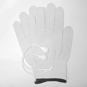 Guantes Conductivos de Fibra Plateada para Terapia Bioeléctrica de Manos, Fitness, Masaje y Rehabilitación - Product Image 1