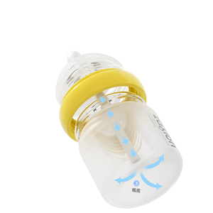 Biberón antiflatulencia sin BPA, biberón de boca ancha para bebés de 0 a 12 meses - Product Image 3