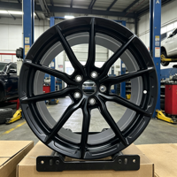 Nouvelles jantes en alliage d'aluminium forgé JWYC 17-19 pouces 25mm/20mm ET à rayons multiples pour montage universel sur voiture, rénovation/mise à niveau