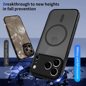 เคสแม่เหล็กสำหรับไอโฟน17 PRO MAX AIR 16 15 Pro 16E 14 PLUS 13 12 11 MIL เกรดป้องกันการตกฝาครอบโทรศัพท์แบบด้านกันกระแทก - Product Image 4