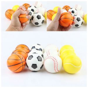 Promotion Pu Custom Logo Funny Toy Basketball Foam Stress <b>Ball</b> for Corporate - Product Image 6