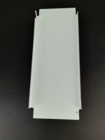 Service de découpe sur mesure de feuilles ondulées en polycarbonate (PC) blanc au design moderne