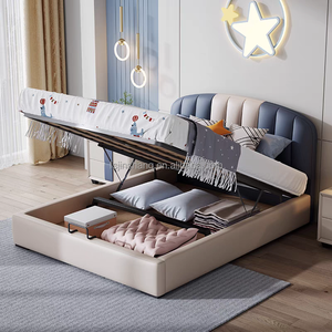 JINS <span class=keywords><strong>Nova</strong></span> Meuble de chambre d'enfant personnalisé en usine Cadre de lit en bois pour enfants pour garçons et filles - Product Image 6