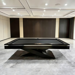 Mesa <span class=keywords><strong>de</strong></span> <span class=keywords><strong>Billar</strong></span>/Pool <span class=keywords><strong>de</strong></span> Lujo Moderna <span class=keywords><strong>de</strong></span> Alta Calidad con Base <span class=keywords><strong>de</strong></span> Pizarra <span class=keywords><strong>de</strong></span> 7/<span class=keywords><strong>8</strong></span>/9 pies, Personalizable, con Bolsillos <span class=keywords><strong>de</strong></span> Cuero Genuino y Rieles <span class=keywords><strong>de</strong></span> Madera Sólida para Uso en Interiores - Product Image 1