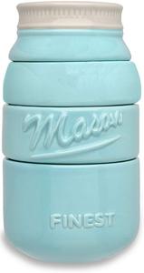 Rosa glaseado café té azúcar almacenamiento hogar cocina cerámica albañil tarro Bienvenido personalizado - Product Image 2