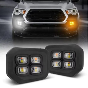 Luces antiniebla para automóviles compatibles con Tacoma 2016-2020, luces de circulación diurna DRL y luces direccionales diurnas. - Product Image 1