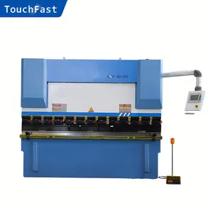 TouchFastシンプルベンディングマシンWC67K 63T/2500mm CNC E21システム油圧プレスブレーキ製造