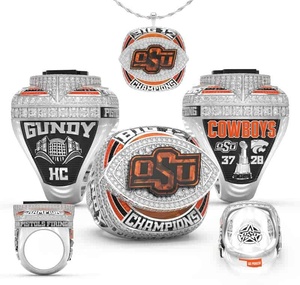 แหวนแชมป์ฟุตบอลเยาวชนรุ่น Sidan 669 แบบกำหนดเอง ชุบทองคำสีกุหลาบ โลหะผสมสังกะสี รูปหัวใจ ดีไซน์ดั้งเดิม - Product Image 4