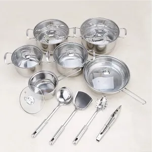 Brand New Swiss 18pcs Stainless Steel Cookware Sets