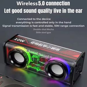 V8 Mini <b>Wireless</b> <b>Speaker</b> High Quality Waterproof Portable Outdoor Sports Audio Player Clear Sound 10W Output Karaoke Home Box - Product Image 3