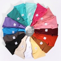 Kaos oblong katun combed 200g, model O-neck, potongan longgar, bernapas, anti air, promosi, lengan pendek, logo di lengan kanan, gaya Jepang