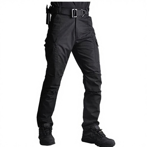 Pantalones Cargo de Lona para Hombre, Diseño Nuevo, Cintura Alta, Corte Recto, Casuales, Transpirables, Servicio OEM, Acabado Lavado, Ropa Urbana para Adultos, Venta al Por Mayor - Product Image 3