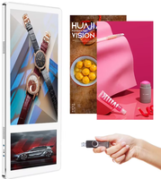 Afficheur publicitaire mural numérique LCD avec télécommande pour les entreprises en libre-service et les centres commerciaux