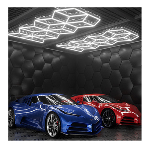 Revestimiento de Piso para Garaje de Grado Comercial, Diseño Encastrable, para Gimnasio, Peluquería, Oficina, con Luces Hexagonales - Product Image 3