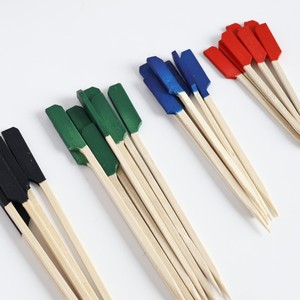Palillos de Bambú Teppo Multicolores con Cabeza de Bandera, Palillos Planos Ecológicos para Aperitivos, <span class=keywords><strong>Tapas</strong></span>, Platos Fríos, Desayunos de Hotel y Buffet - Product Image 4