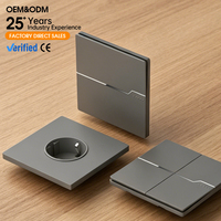Enchufe con Interruptor KSQ Ultra Delgado y Agradable al Tacto, 16A 220-250V, Cumple con las Normas Francesas, Europeas y Alemanas, Diseñado para Durar