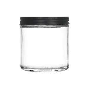 Pot droit en verre ambré <span class=keywords><strong>de</strong></span> 16 oz stocké 89-400 bocaux en verre squat à large <span class=keywords><strong>bouche</strong></span> pour <span class=keywords><strong>bain</strong></span> <span class=keywords><strong>de</strong></span> bougie parfumée - Product Image 5
