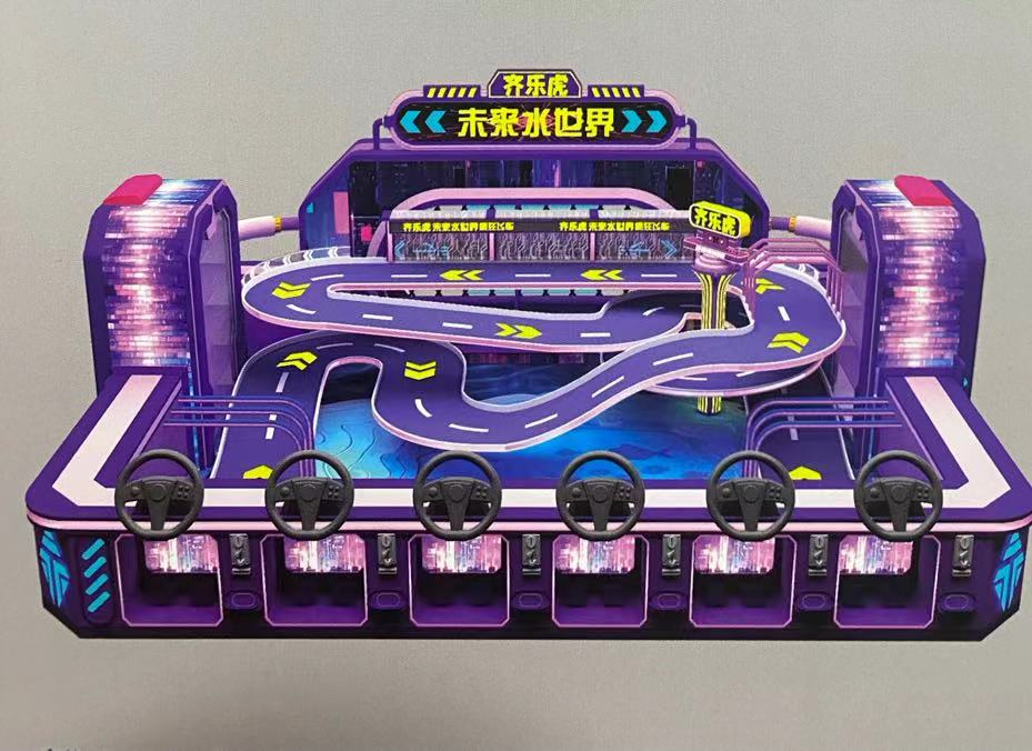 6 persona coche loco