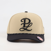 Casquette de baseball 5 panneaux personnalisée pour entreprise de golf, imperméable, respirante, avec logo brodé/PVC, style Gorras