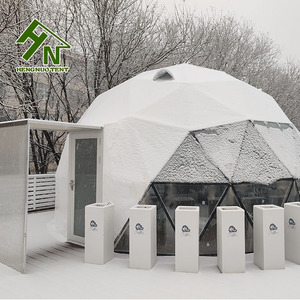 Tenda a Cupola Geodetica da 6m di Diametro per Hotel all'Aperto, Casa Glamping con Copertura in PVC per Campeggio - Product Image 6