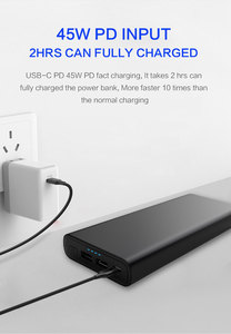 Cargador portátil de carga rápida de 20000mAh, 26800mAh, 30000mAh, PD100W, 3 salidas USB, pantalla LED, Banco de energía de Metal - Product Image 6