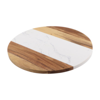 Yashion – Nouvel ensemble de planches à fromage en bois d'acacia et marbre, bols en céramique, couteaux en acier inoxydable doré, plateau de charcuterie pour la maison