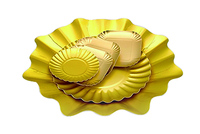 Ensemble de plateaux en papier de luxe jetables de qualité supérieure, logo personnalisé, assiettes pour dîner, pour hôtels, fêtes, décorations, bol en papier