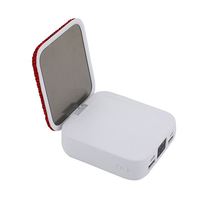 Vendedor caliente 20000mAh Batería portátil Cargador móvil Mini Lady Power Bank con espejo de maquillaje y cables