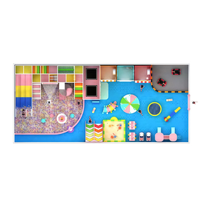 Thiết bị khu vực chơi mềm trong nhà theo chủ đề Đại Dương chuyên nghiệp, với đường hầm, đồ chơi và bể bóng lớn cho cơ sở mầm non - Product Image 5