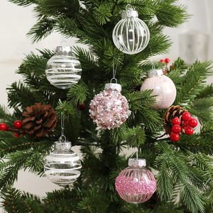New <strong>Christmas</strong> <strong>Decorations</strong> <strong>Pink</strong> Premium PET Painted Plastic <strong>Christmas</strong> Ball Set <strong>Christmas</strong> Tree <strong>Decoration</strong> Balls - Product Image 1