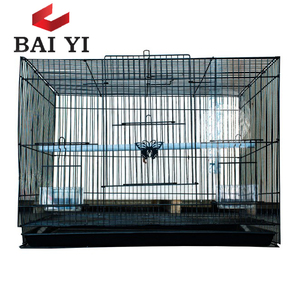 Jaula <span class=keywords><strong>de</strong></span> metal BAIYI para canario Bandeja <span class=keywords><strong>de</strong></span> plástico transpirable Paleta Muestra gratis Entrega rápida - Product Image 1