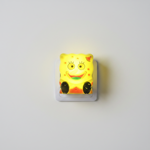 GUANGLI W064 Lampe de nuit enfant en forme de dessin animé Bob l'éponge, 4 SMD, mini interrupteur enfichable, blanc chaud, 0.6W AC 110V-220V - Product Image 4
