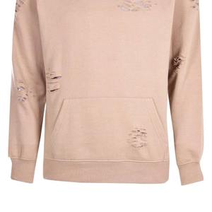 Precio al por mayor, nuevas sudaderas con capucha para hombre, estilo moderno y desgastado, con logotipo personalizado, transpirables, de algodón, en venta. - Product Image 4