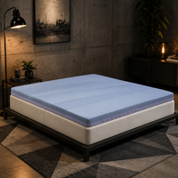 Matelas de lit en mousse à mémoire de forme respirante, soulagement des points de pression, durable, sans affaissement, pour chambre principale