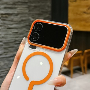 Transparent Magnetic Full Wrap Protection Lens Protective <b>Camera</b> Protect Wireless Charging Mobile Phone Cases <b>For</b> Xiaomi 17 Pro - Product Image 1