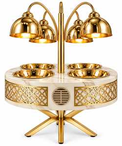 ถาดอุ่นอาหารสแตนเลสแบบดั้งเดิมสำหรับจัดบุฟเฟ่ต์แบบคลาสสิก โรงแรม ร้านอาหาร งานแต่งงาน และงานจัดเลี้ยง - Product Image 6