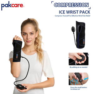 H Şekilli Dik Hava Yastıklı Tam Kapsamlı Bilek Ağrı Kesici Sıcak Soğuk Kompres Buz Paketi, Daha Hızlı İyileşme için Yatıştırıcı Konforlu - Product Image 6