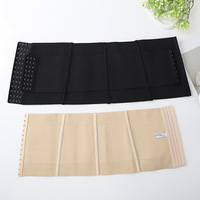 Ceinture de compression post-partum double couche en nylon écologique avec crochets multi-rangs pour un maintien ferme du ventre
