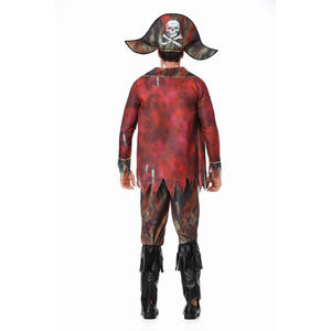 M-xxl万圣节一体式血腥僵尸海盗男子海盗加勒比海服装 - Product Image 3