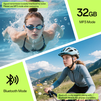 Écouteurs sportifs à conduction osseuse étanches IPX8 de haute qualité B18, avec tour de cou en silicone, écouteurs sans fil BT6.0