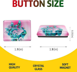 Đẹp tủ lạnh nam châm tủ lạnh dán vui cho văn phòng tủ bảng trắng trang trí ảnh trừu tượng - Product Image 2