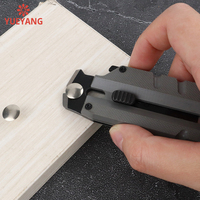 Couteau de poche multi-outils YUEYANG EDC G10 avec lame SK5, coupe-boîte automatique, outil de découpe industriel de haute précision, portable