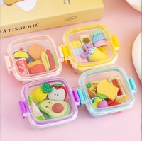 Cross-Border Schattige Bento Box, Dessert, Make-Up Gum Set, Student June 1e Einde Kerstprijzen, Cadeau Beloningen