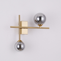Applique Murale Moderne de Luxe en Bronze, Fer et Verre, Style Minimaliste, pour Salon, Fond de Télévision, Décoration Intérieure - Vente en Gros