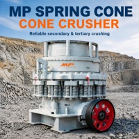 Concasseur à cône Spring en vente – 3ft, 4.25ft, 5.5ft, 7ft – Machine de concassage de pierres pour l'exploitation minière et les agrégats de carrière