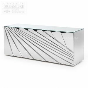 Comptoir de <span class=keywords><strong>bar</strong></span> rectangulaire moderne en métal doré avec plateau en verre capitonné blanc pour événements commerciaux, mariages, locations de fêtes - Fournisseur à fort retour sur investissement - Product Image 1
