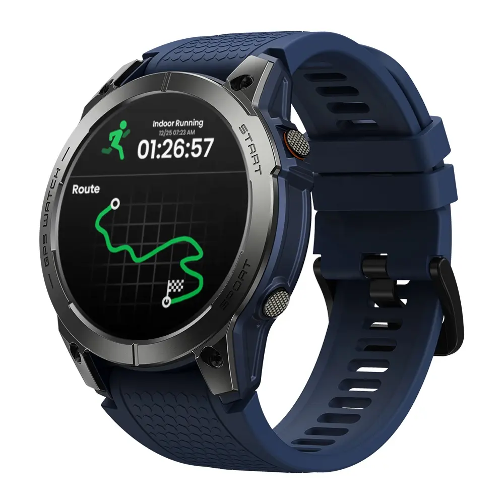 Originele Zeblaze Stratos 3 Pro Gps Smartwatch 1.43Inch Amoled Scherm Waterdicht Bt Roept Altijd Op Buiten Smartwatch