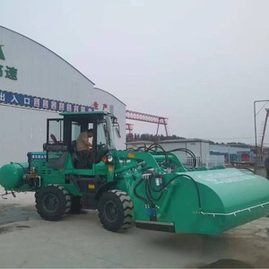 Diesel <b>Powered</b> Skid Steer Wide 2M <b>Sweeper</b> Multi Function Soil Clump Cleaning Road <b>Sweeper</b> - Product Image 3
